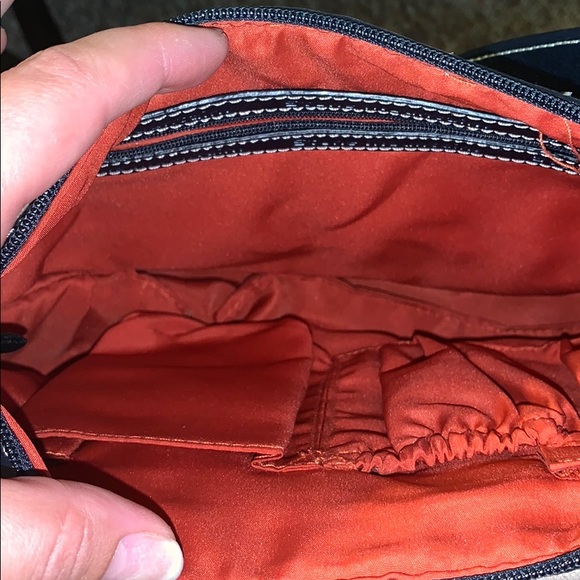 Canvas and leather shoulder bag - Picture 4 of 4